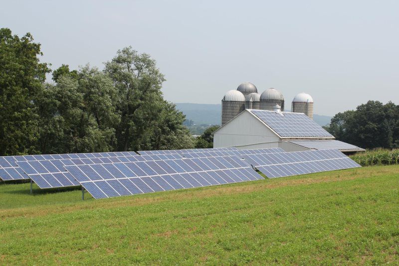 Ground-mounted solar panels from ohio valley solar