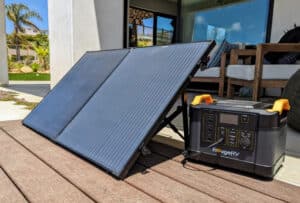 BougeRV Portable Foldable Solar Panel & Generator