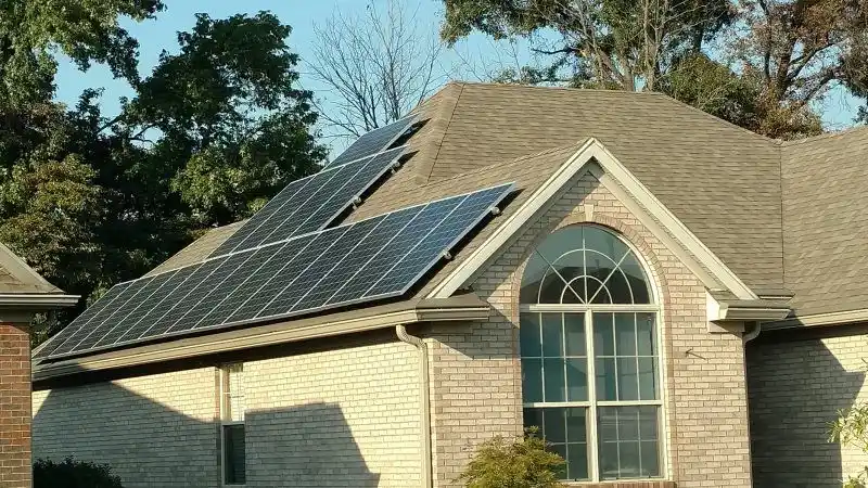 Solar Panels Installation on gable & Valley Roof