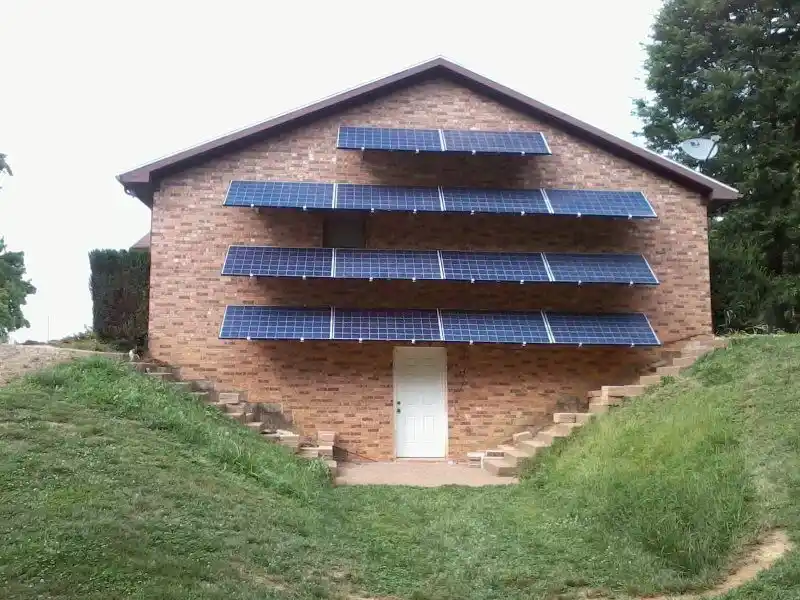 Solar Panels Installation on Wall